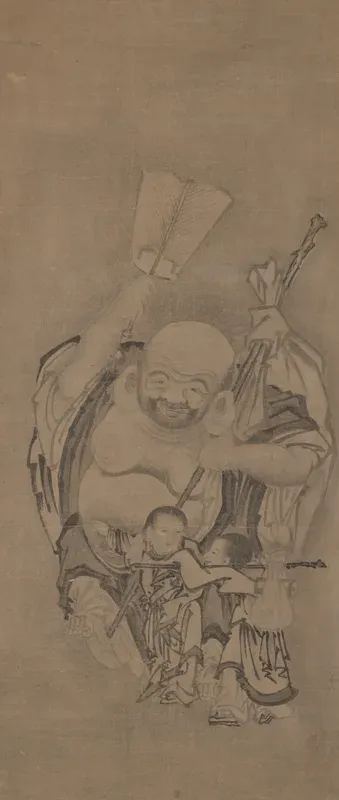 Hotei with Daoist Immortals: Hotei