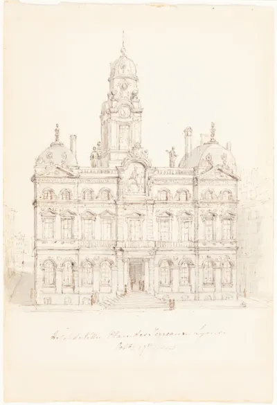 Hôtel de Ville, Place des Terreaux, Lyons