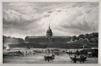 Hôtel des Invalides, Paris: as seen from the river