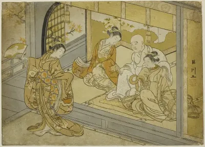 Hotoke Gozen Dancing before Taira no Kiyomori