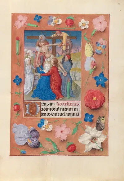Hours of Queen Isabella the Catholic, Queen of Spain: Descent from the Cross