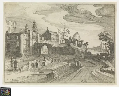 House among ruins