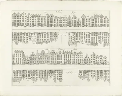 House Façades on the Keizersgracht to the Hartenstraat and on the Herengracht from the Leliegracht to the Oude Leliestraat