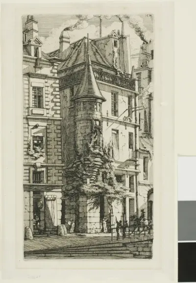 House with a Turret, rue de la Tixéranderie