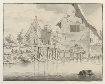 Houses in the Village of Emael, Limburg