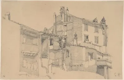 Houses on the Tiber