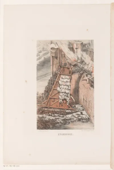 Houten aanvalstoren, 12e eeuw