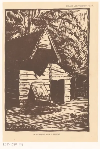 Houten boerenschuur
