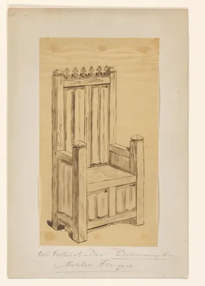 Houten stoel