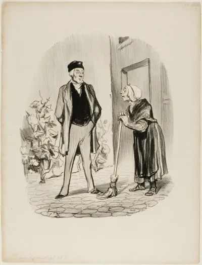 "- How are you feeling today, Mr. Chapolard? - Madame Pochet, a concierge who knows how to behave, should address her landlord only in the third person. - How can I talk to you in the third person, since you are the first person I am seeing this morn