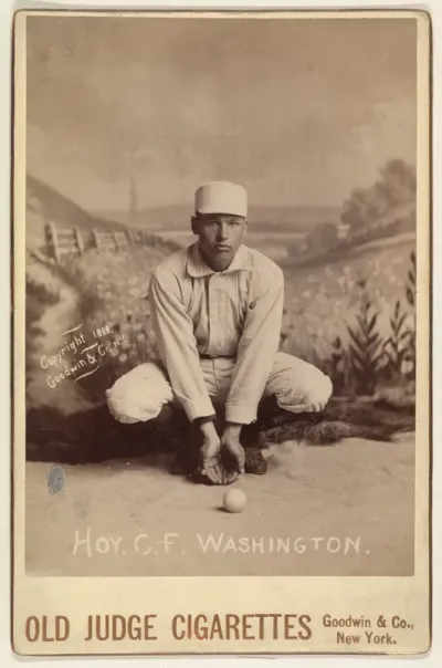 Hoy, Center Field, Washington, from the series Old Judge Cigarettes
