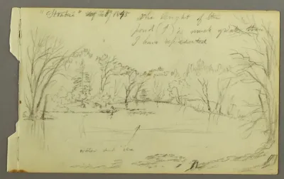 Htakie (?) Pond Bordered by Trees