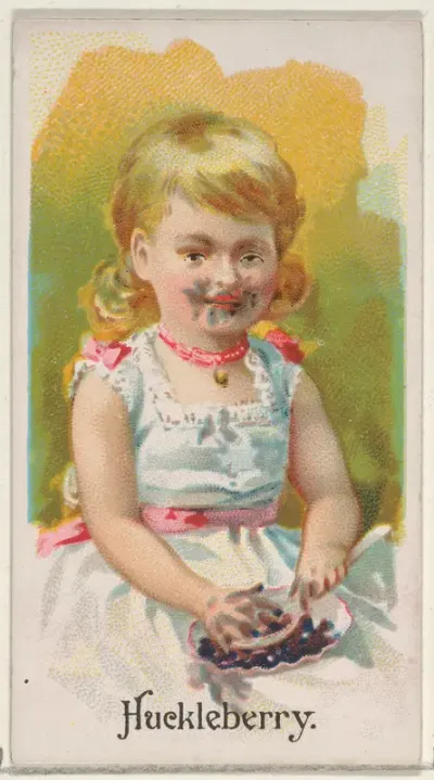 Huckleberry, from the Fruits series (N12) for Allen & Ginter Cigarettes Brands