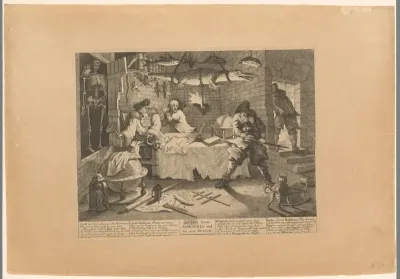 Hudibras confronteert apotheker Sidrophel