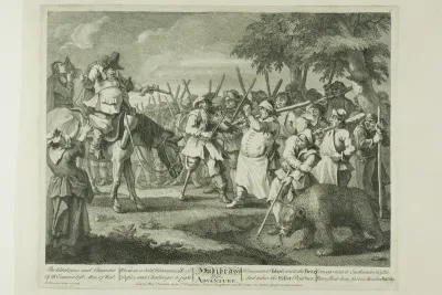Hudibras' First Adventure, plate three from Hudibras