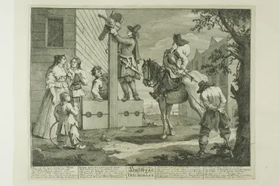 Hudibras Triumphant, plate four from Hudibras