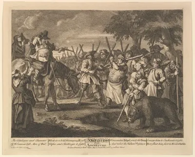 Hudibras's First Adventure (Twelve Large Illustrations for Samuel Butler's Hudibras, Plate 3)