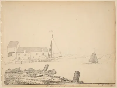 Hudson River Landing [recto]