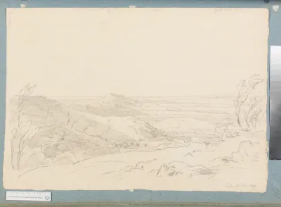Hügelige Landschaft (Wesergebirge?)