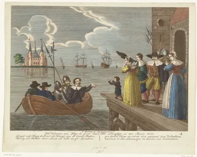 Hugo de Groot naar Slot Loevestein gebracht, 1619