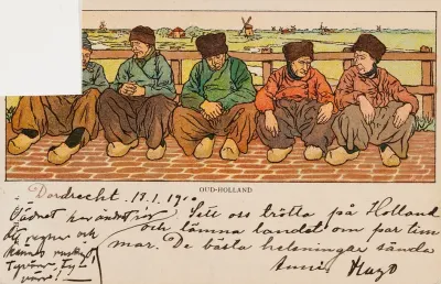 Hugo Simberg’s letter to Blenda Simberg 12.1.1910