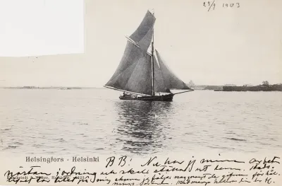 Hugo Simberg’s letter to Blenda Simberg 29.9.1903