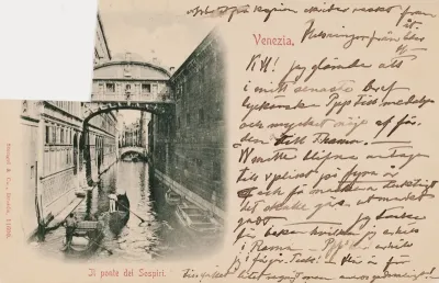 Hugo Simberg’s letter to Blenda Simberg 5.5.1898