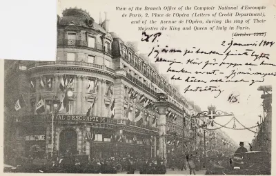 Hugo Simberg’s letter to Niclas Eduard Simberg 2.1.1904
