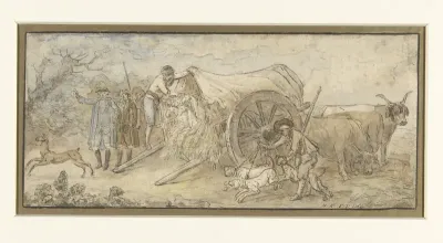 Huifkar in de Campagna