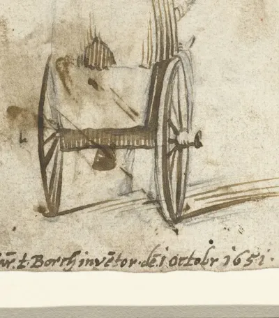 Huifkar, van achteren