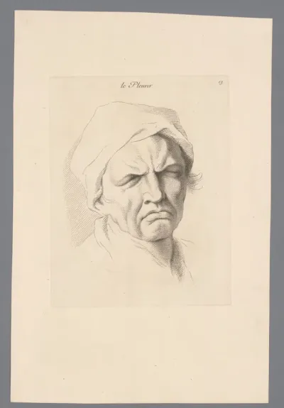 Huilende man