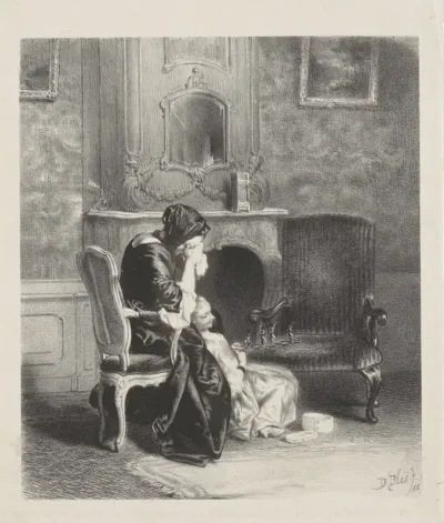 Huilende vrouw in interieur