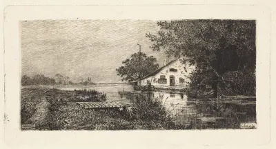 Huis aan een rivier te Abcoude