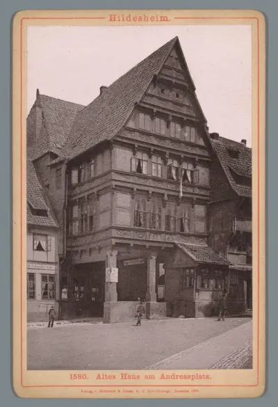 Huis aan het Andreasplatz in Hildesheim