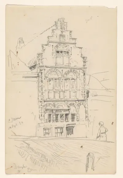 Huis aan het Damplein te Edam