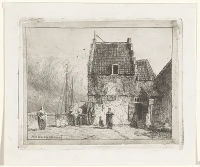 Huis aan het water te Nijmegen