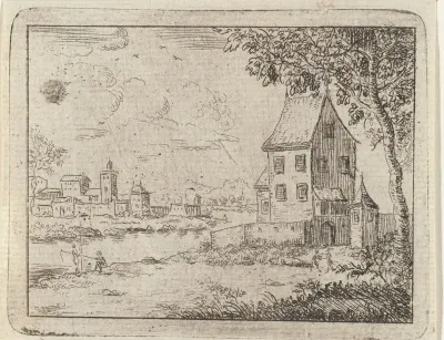 Huis bij een rivier