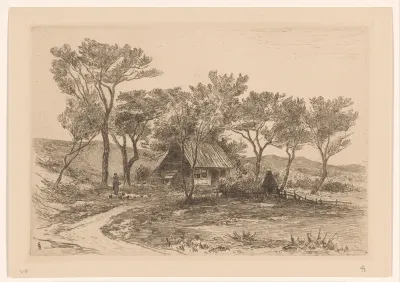 Huis in de duinen in Middenduin