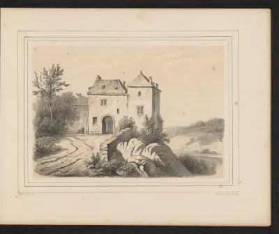 Huis in heuvelachtig landschap