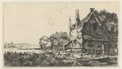 Huis met drie schoorstenen