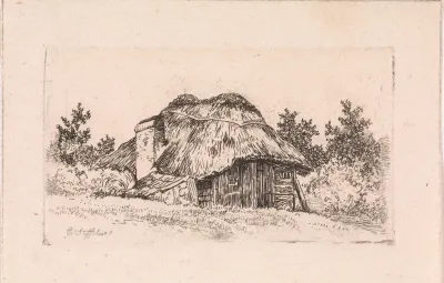 Huis met rietendak