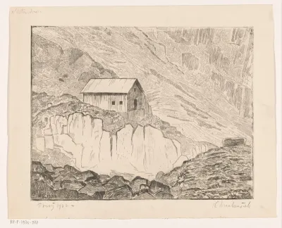 Huis op een berg