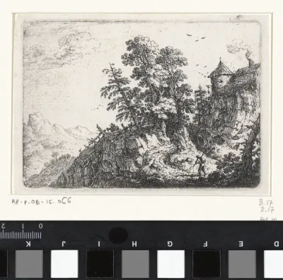 Huis op een bergtop
