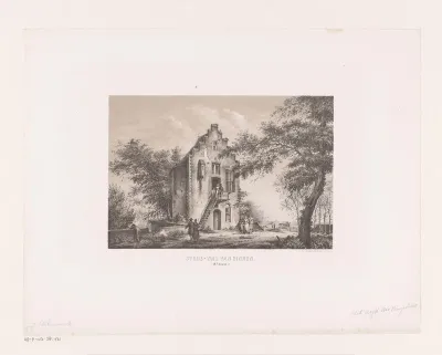 Huis op stadswal