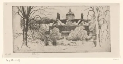 Huis ten Bosch in de sneeuw