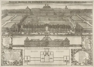 Huis ter Nieuburch in Rijswijk, plaats van de vredesonderhandelingen in 1697