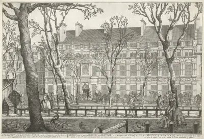 Huis van Bentinck aan het Voorhout te Den Haag, 1751