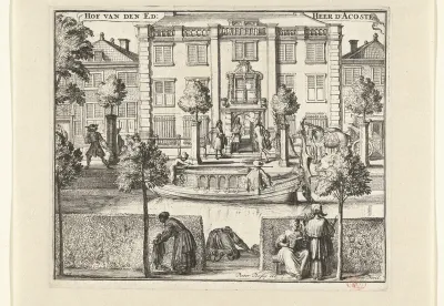 Huis van Jeronimo Nunes da Costa (Mozes Curiël) aan de Nieuwe Herengracht te Amsterdam