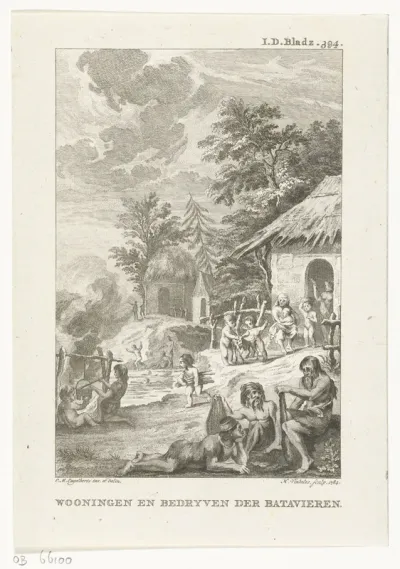 Huiselijk leven van de Bataven
