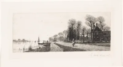 Huizen aan de Amstel
